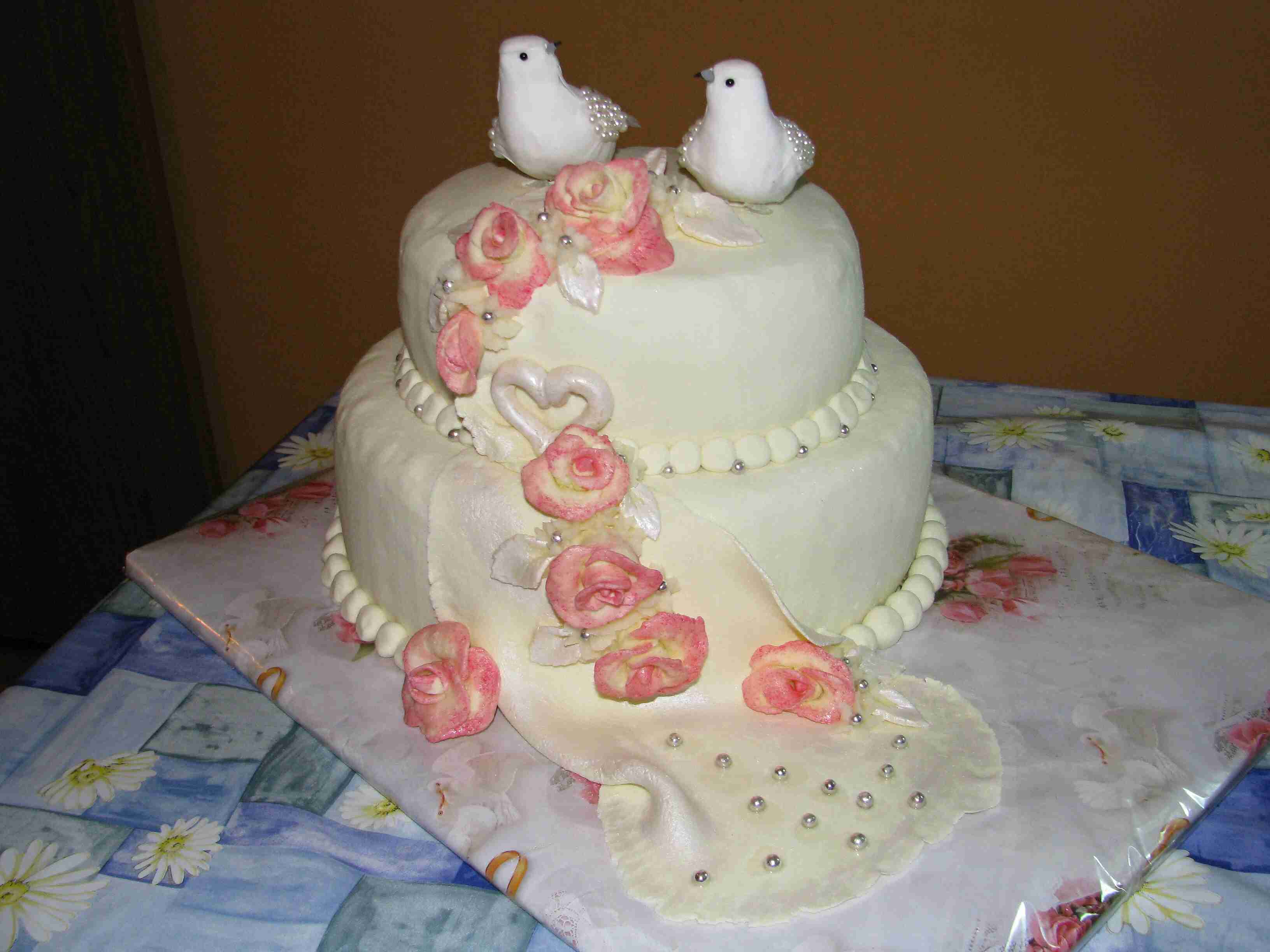 svadobná s holubičkami